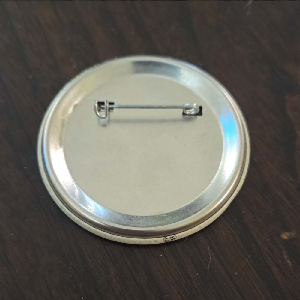 IBM Personal Computer Advertising Pinback Button - White & Black - Picture 2 of 2